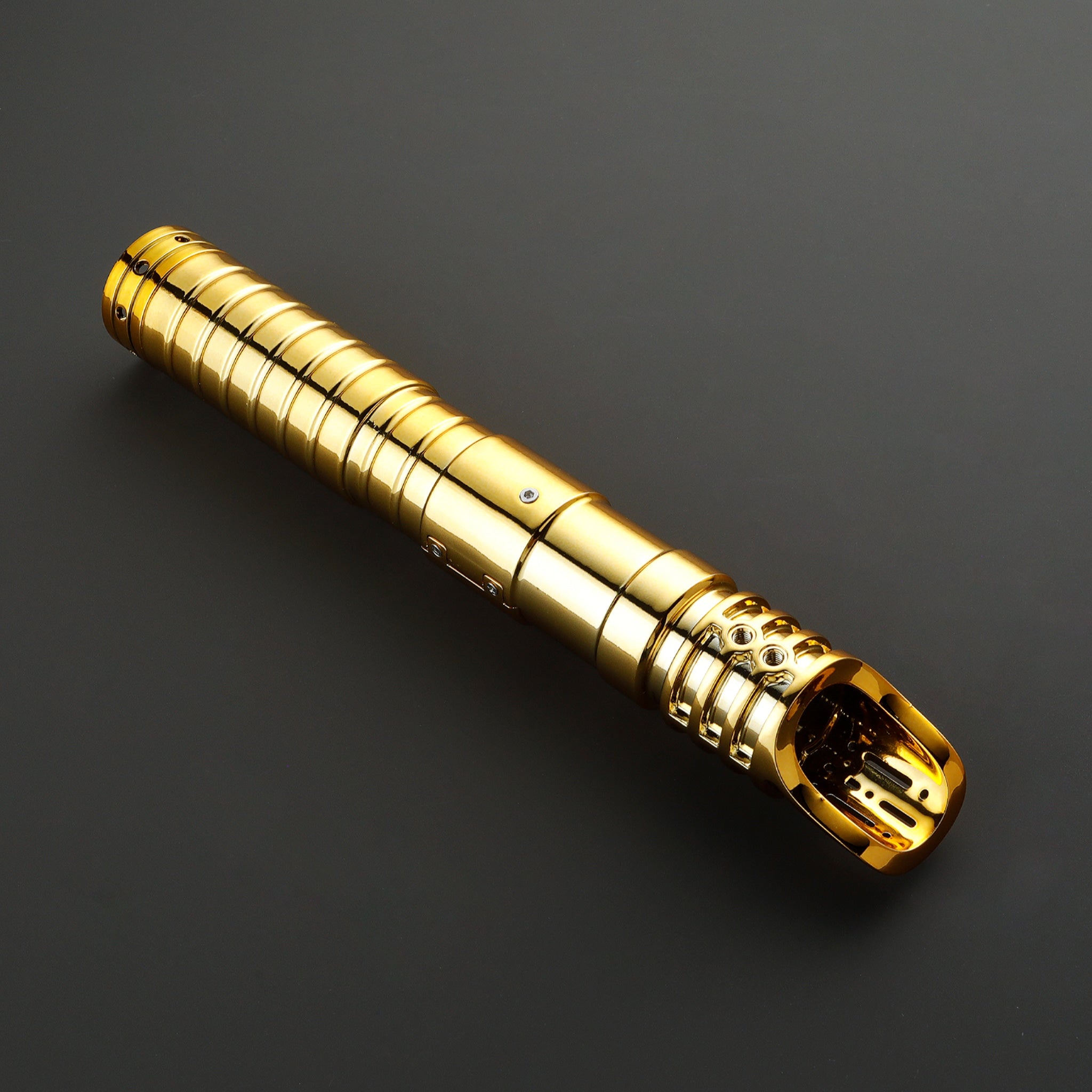 Star Wars No.000 Gold Baselit 4-Fonts Combat Lightsaber RGB Replica