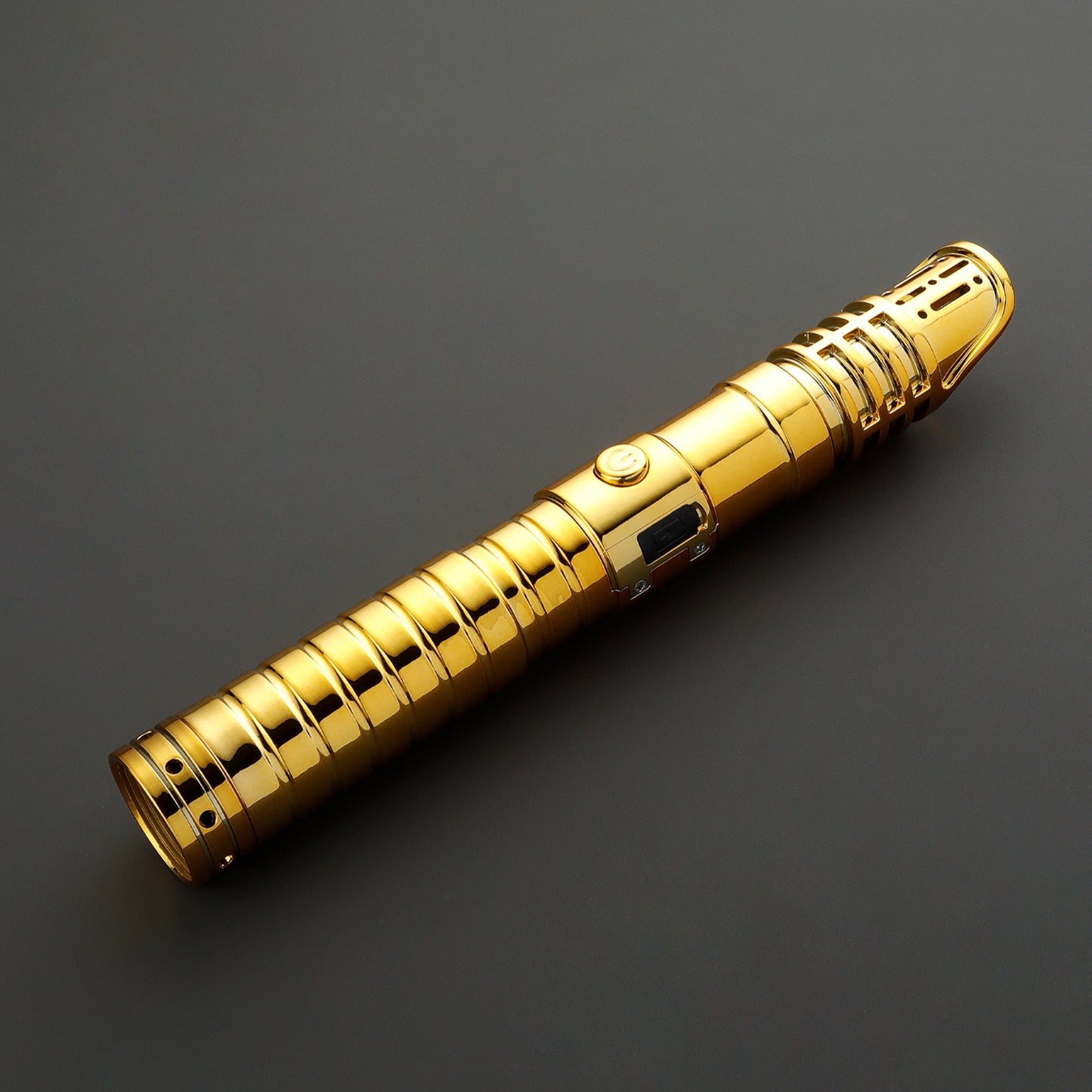 Star Wars No. 000 Gold Baselit 4-Fonts Combat Lightsaber RGB Replica