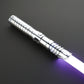 Star Wars No. 000 Silver Baselit 4-Fonts Combat Lightsaber RGB Replica