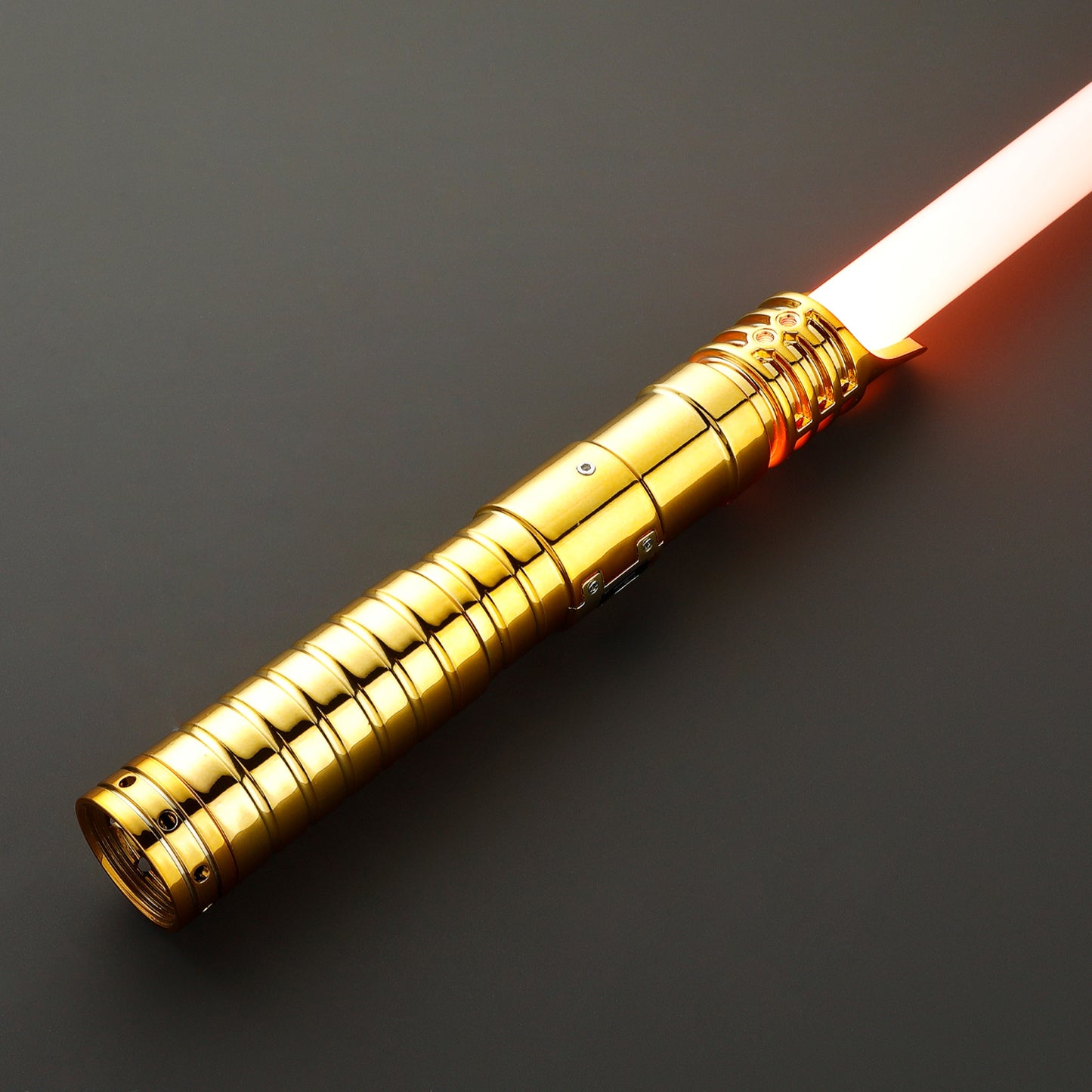 Star Wars No. 000 Gold Baselit 4-Fonts Combat Lightsaber RGB Replica