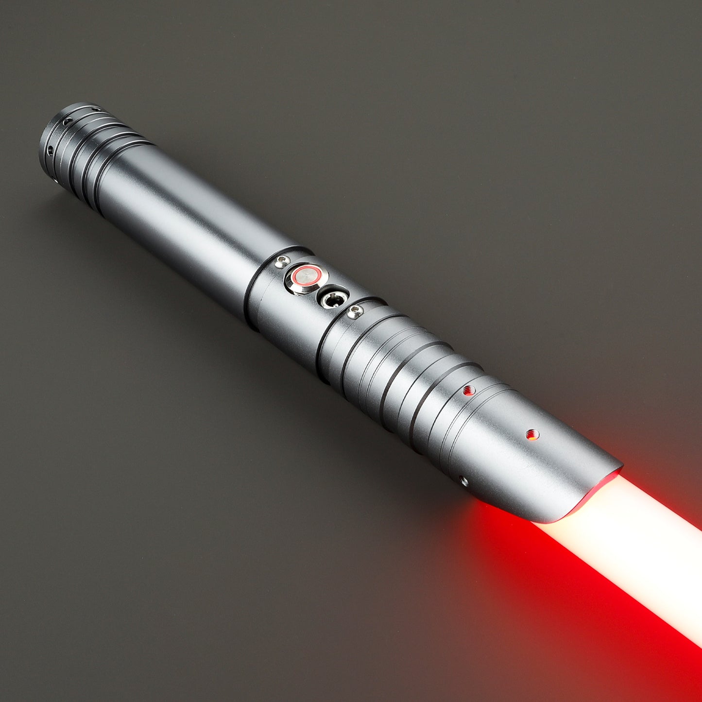 Star Wars No 037 Baselit Grey Combat Lightsaber RGB Replica