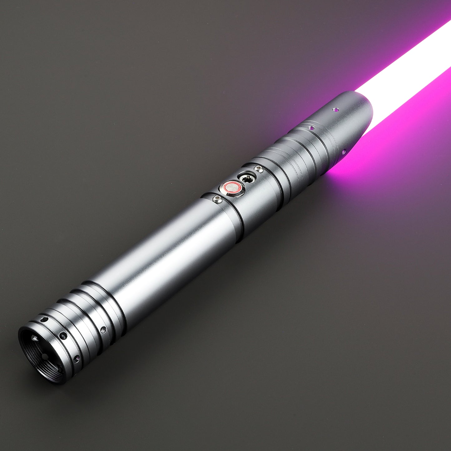 Star Wars No 037 Baselit Grey Combat Lightsaber RGB Replica