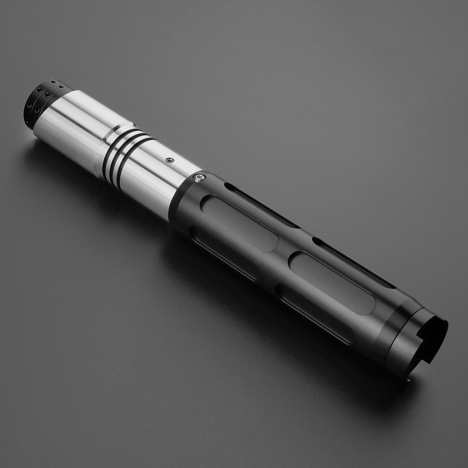Star Wars No.131 Baselit Black Combat Lightsaber RGB Replica