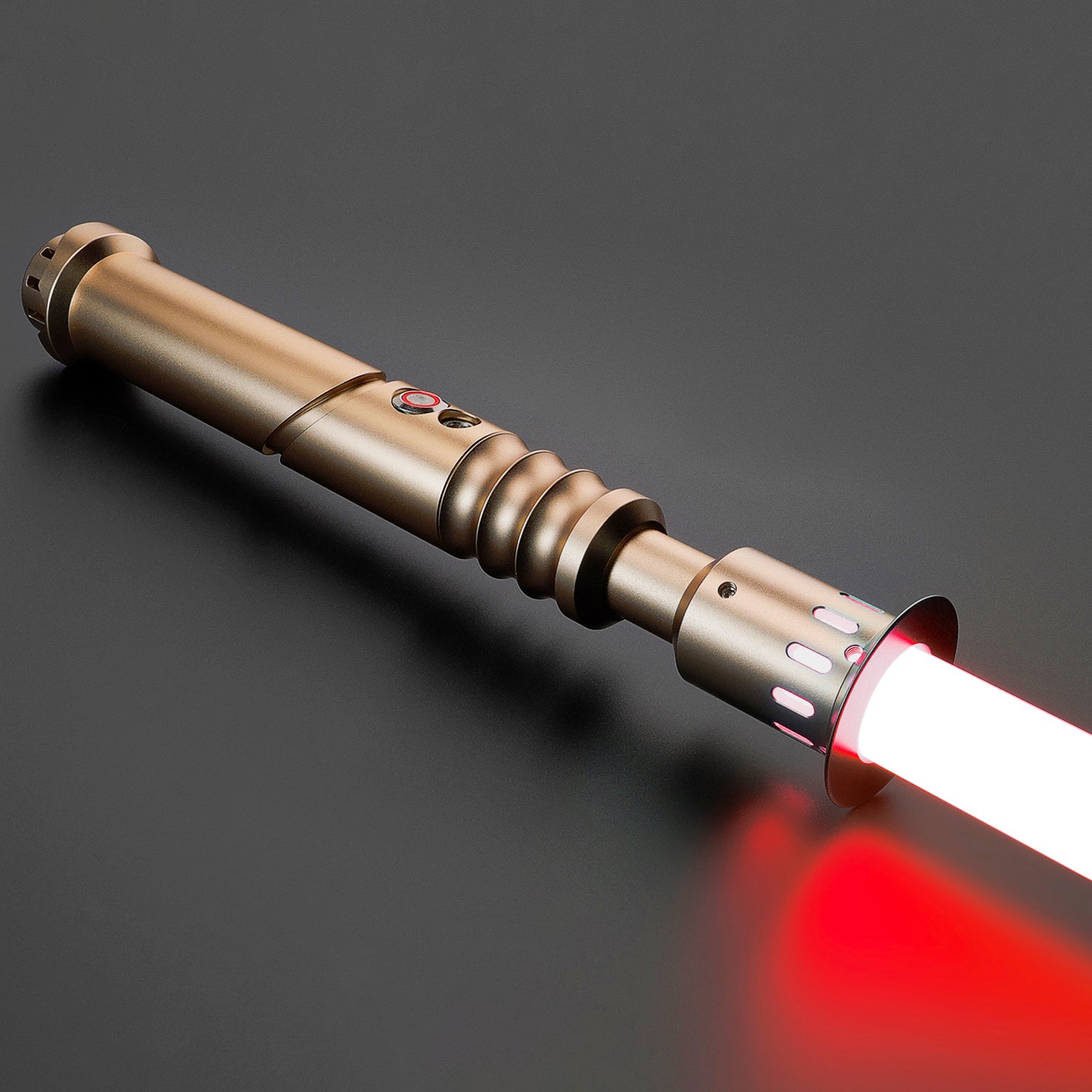 Star Wars No.132 Baselit Gold Combat Lightsaber RGB Replica