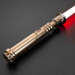 Star Wars No.132 Baselit Gold Combat Lightsaber RGB Replica