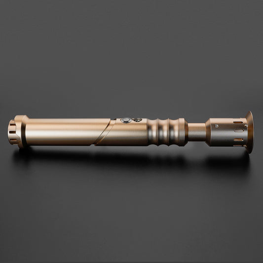 Star Wars No.132 Baselit Gold Combat Lightsaber RGB Replica (No 24 Base)