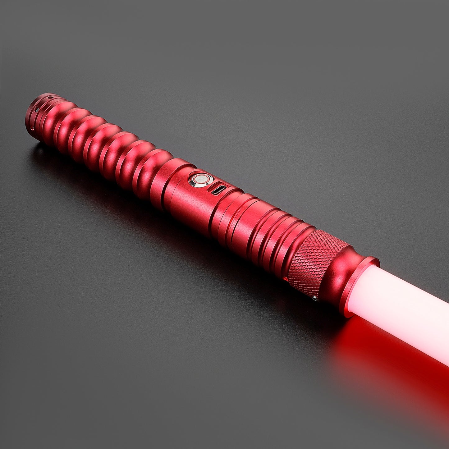 Star Wars No. 108 Baselit Red Combat Lightsaber RGB Replica (No 2 Base)