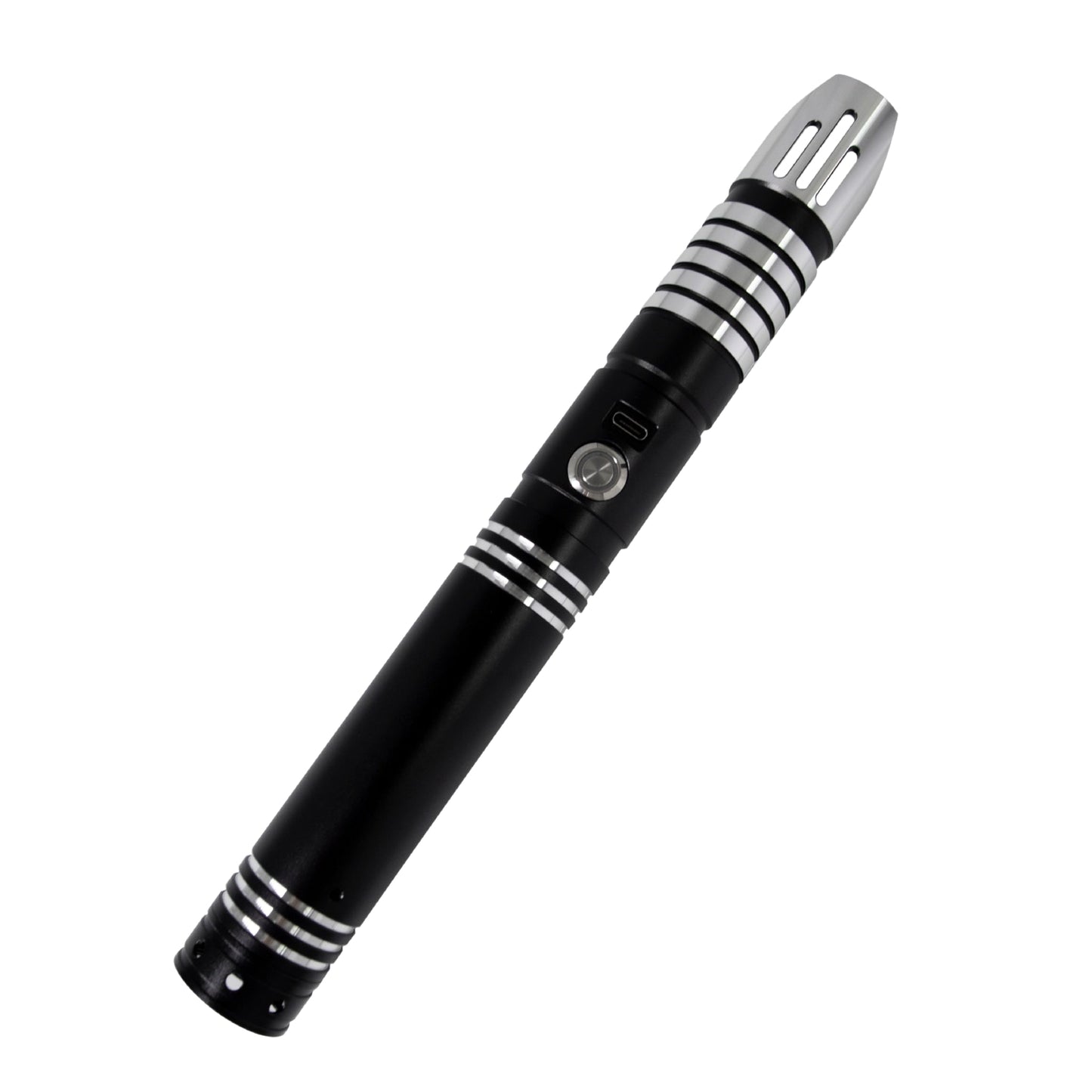 Star Wars No. C033 Black 4-Fonts Baselit Combat Lightsaber RGB Replica