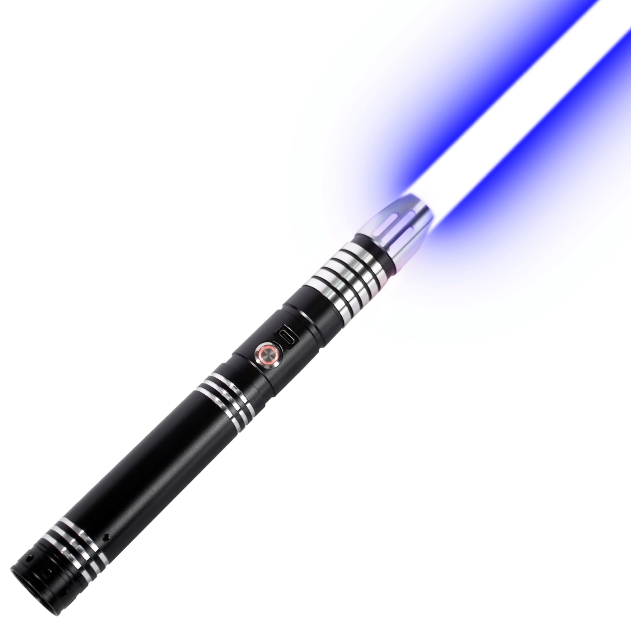 Star Wars Combat Lightsaber Baselit Custom No. C033 FX RGB Black 73cm Blade Replica
