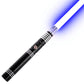 Star Wars No. C033 Black 4-Fonts Baselit Combat Lightsaber RGB Replica