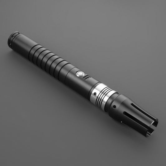 Star Wars Combat Lightsaber Baselit Custom No.102 FX RGB Black Replica (No 11 Base)