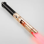 Star Wars No. C017 Gold Baselit Combat Lightsaber RGB Replica (No 32 Base)