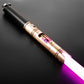 Star Wars No. C017 Gold Baselit Combat Lightsaber RGB Replica (No 32 Base)