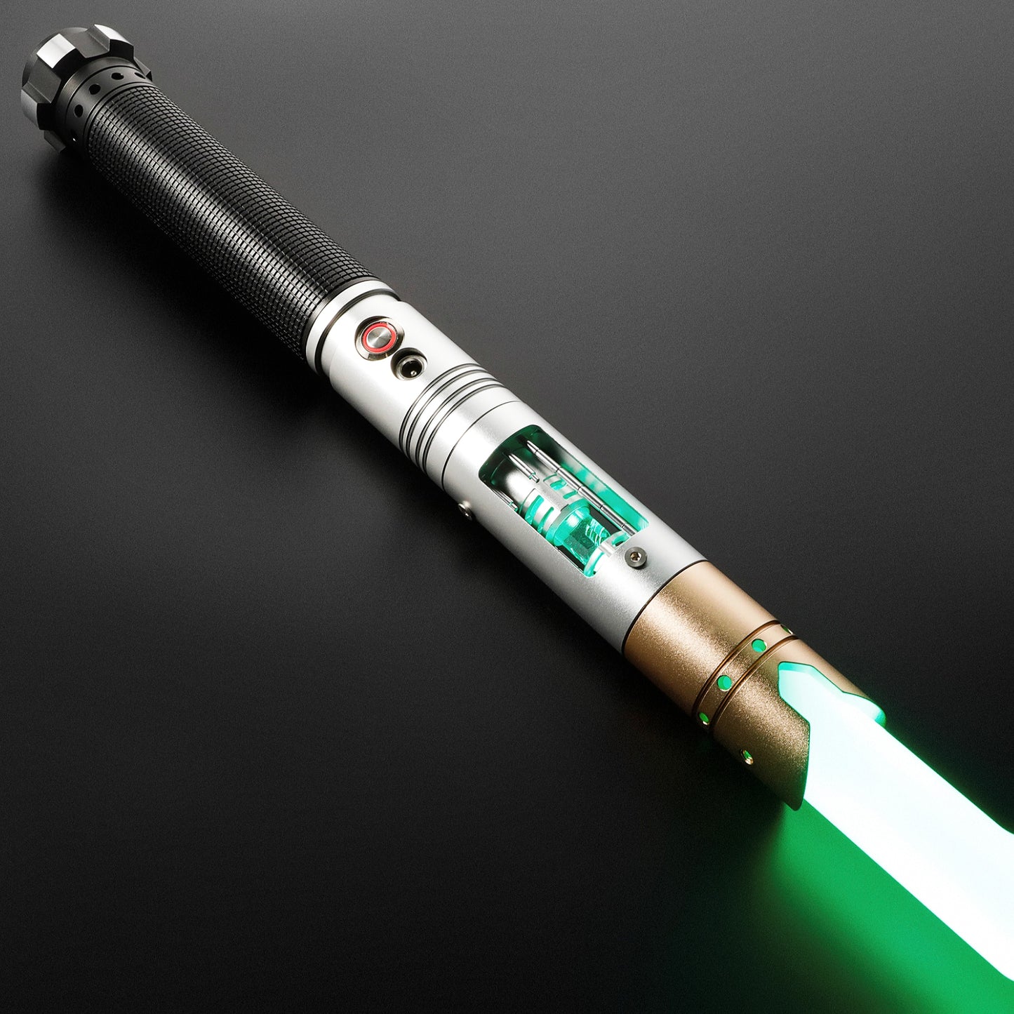 Star Wars No. C017 Silver Xenopixel Combat Lightsaber RGB Replica (No 32 Xeno)