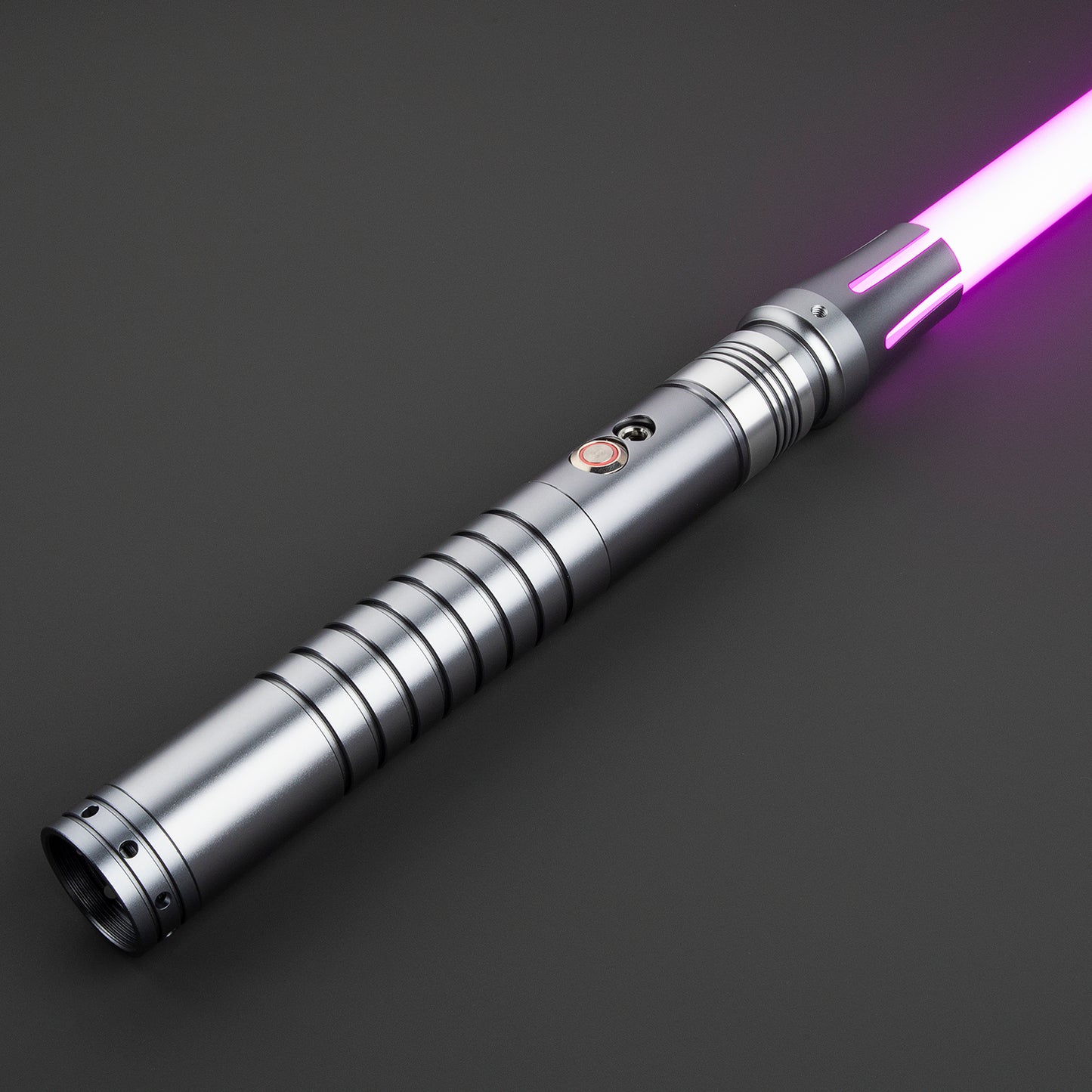 Star Wars Combat Lightsaber Baselit Custom No.102 FX RGB Grey Replica (No 11 Base)