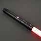 Star Wars No. 116 Baselit Black Combat Lightsaber RGB Replica