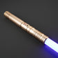 Star Wars No. 116 Baselit Gold Combat Lightsaber RGB Replica (No 1 Base)