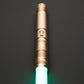 Star Wars No. 116 Baselit Gold Combat Lightsaber RGB Replica (No 1 Base)