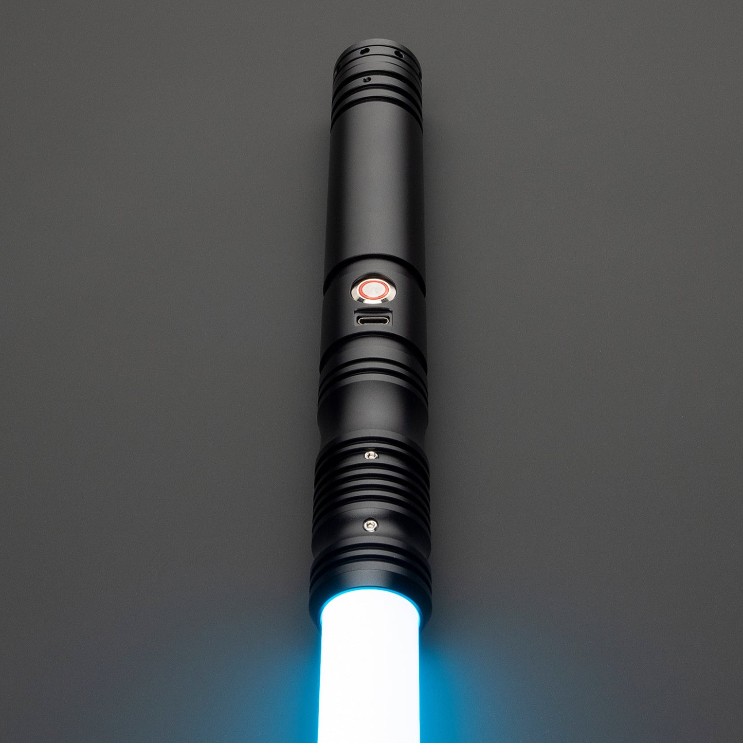 Star Wars No. 116 Baselit Black Combat Lightsaber RGB Replica (No 1 Base)