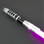 Star Wars No.109 Baselit Silver Combat Lightsaber RGB Replica