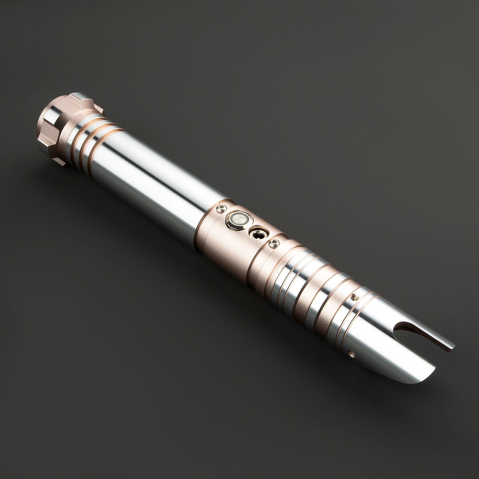 Star Wars Combat Lightsaber Baselit Custom No.115 FX RGB Gold Hilt Replica