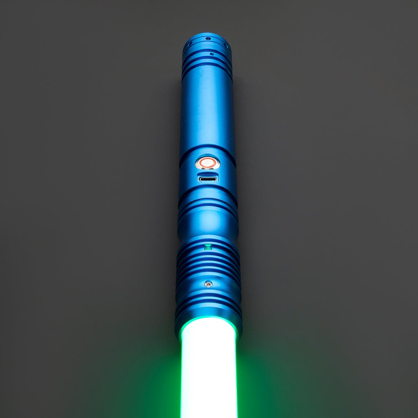 Star Wars No. 116 Baselit Blue Combat Lightsaber RGB Replica (No 1 Base)