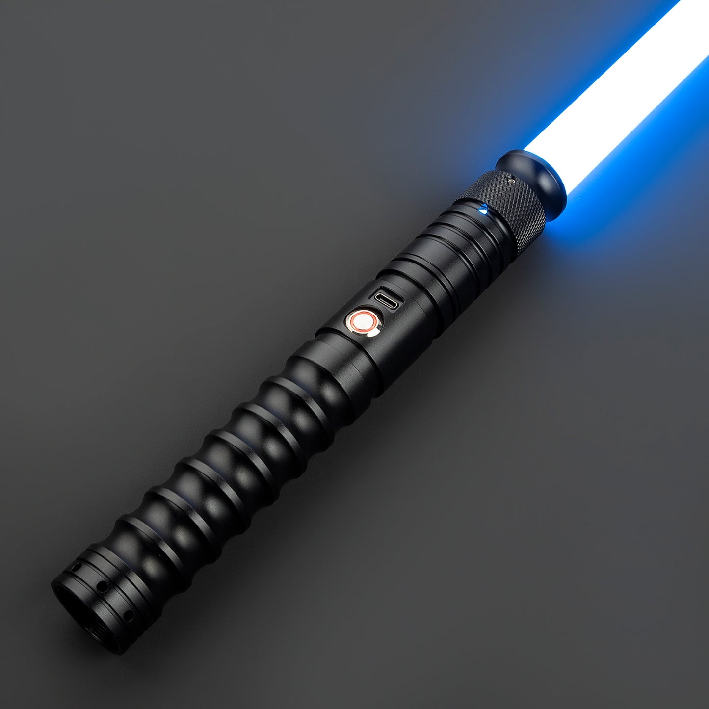 Star Wars No. 108 Baselit Black Combat Lightsaber RGB Replica