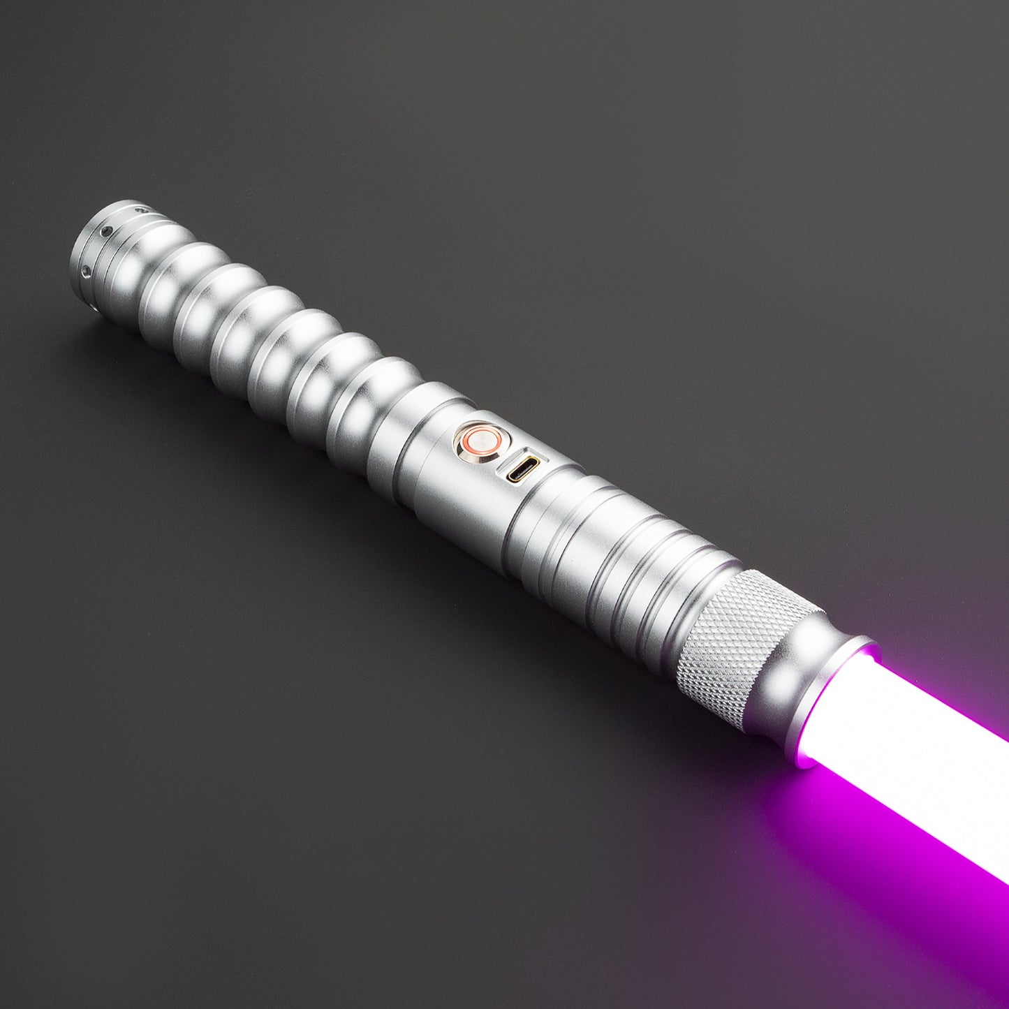 Star Wars No. 108 Xenopixel Silver Combat Lightsaber RGB Replica (No 2 Xeno)