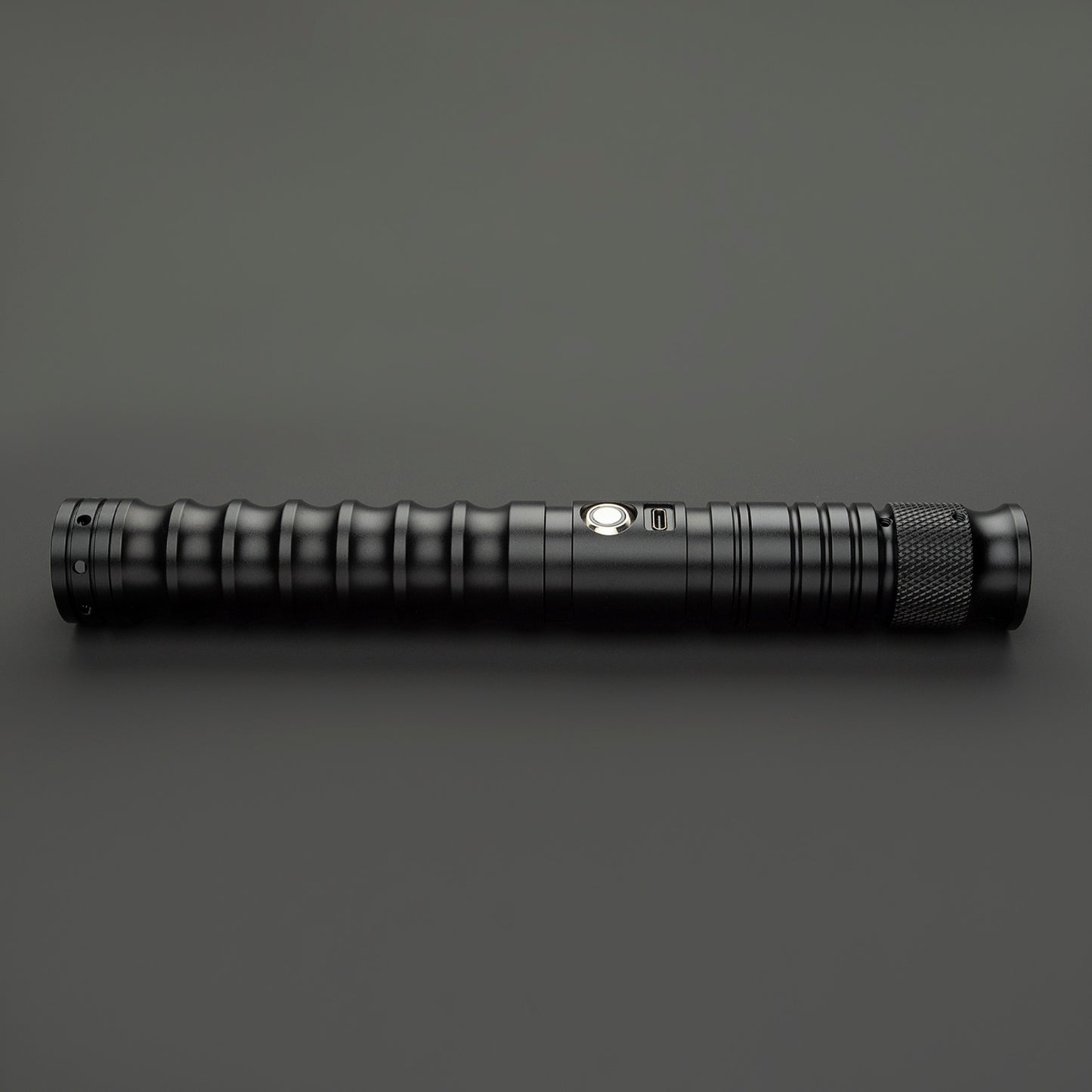 Star Wars No. 108 Baselit Black Combat Lightsaber RGB Replica