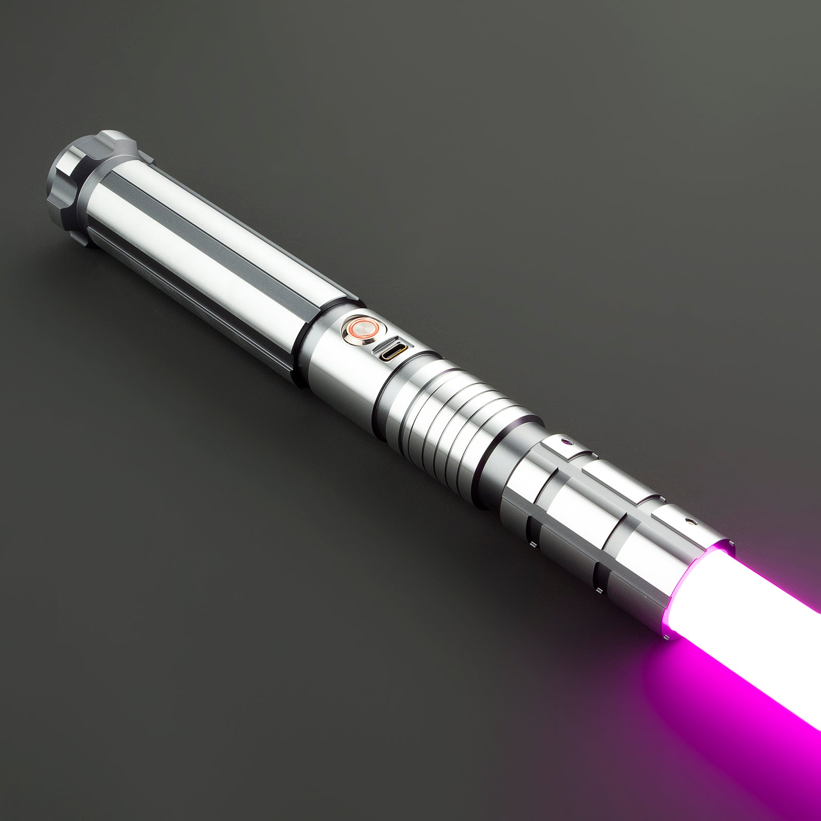 Star Wars Combat Lightsaber Baselit Custom No.118 Fx RGB Silver Replica