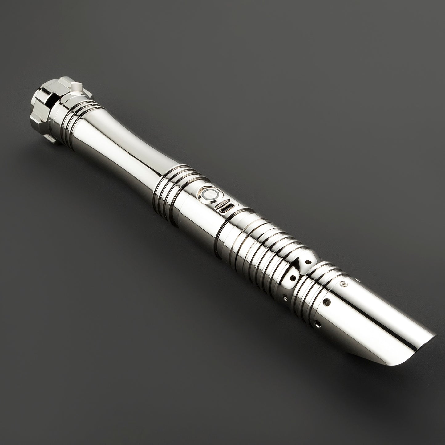 Star Wars No.117 Baselit Silver Combat Lightsaber RGB Replica