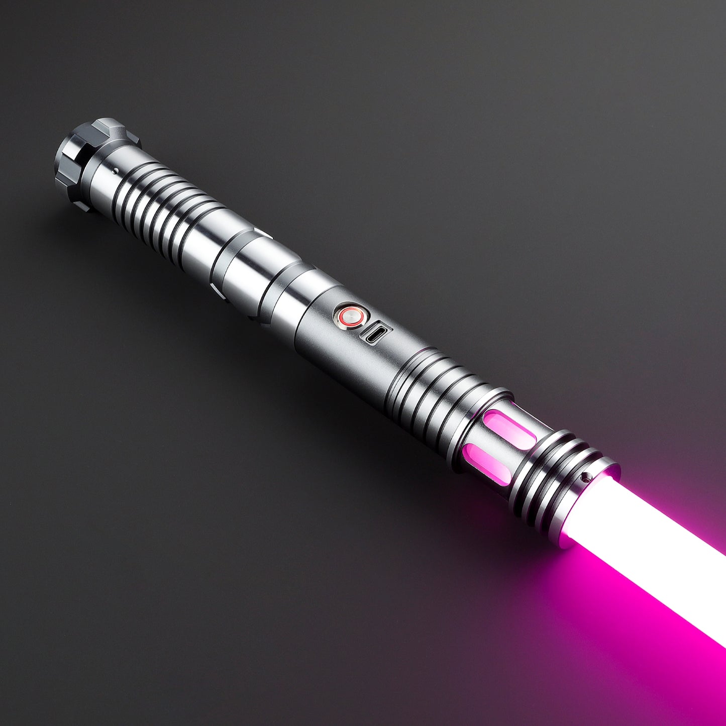 Star Wars No. C037 Grey Baselit Combat Lightsaber RGB Replica