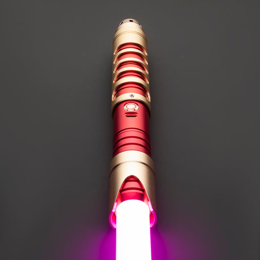 Star Wars Combat Lightsaber Baselit Custom No.113 FX RGB Red Replica (No 31 Base)