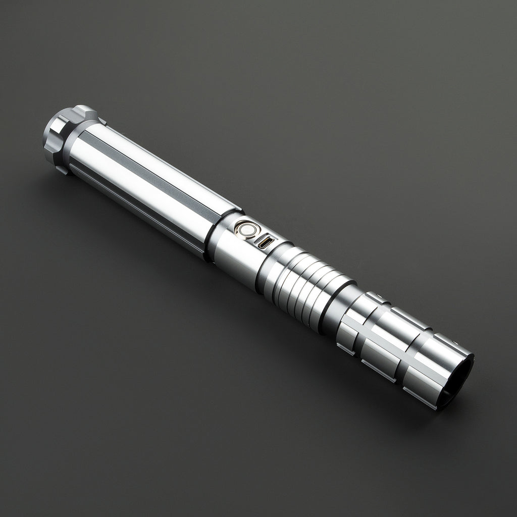 Star Wars Combat Lightsaber Baselit Custom No.118 Fx RGB Silver Replica