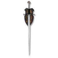 Lord of the Rings Sword of King Elessar Aragorn Anduril Metal Sword With Wall Plaque 118cm
