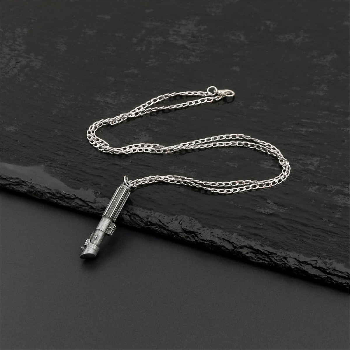 Lightsaber Hilt Stainless Steel Necklace
