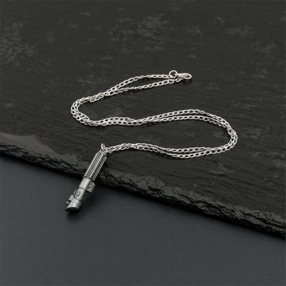 Lightsaber Hilt Stainless Steel Necklace