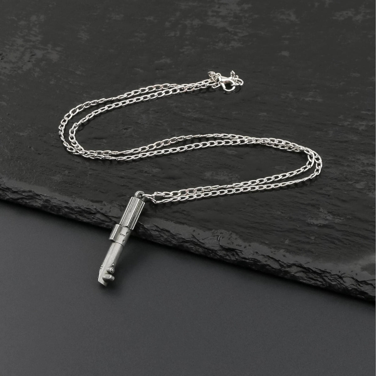Lightsaber Hilt Stainless Steel Necklace
