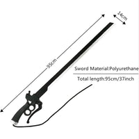 Attack on Titan Eren Yeager's Black Foam Sword - NEXTLEVELUK