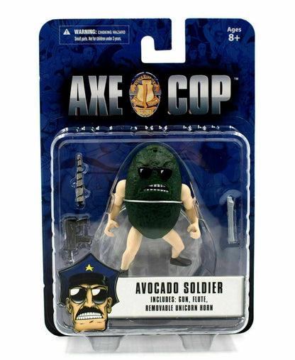 Axe Cop Avocado Solider Mezco 4" Series 1 Action Figures - NEXTLEVELUK