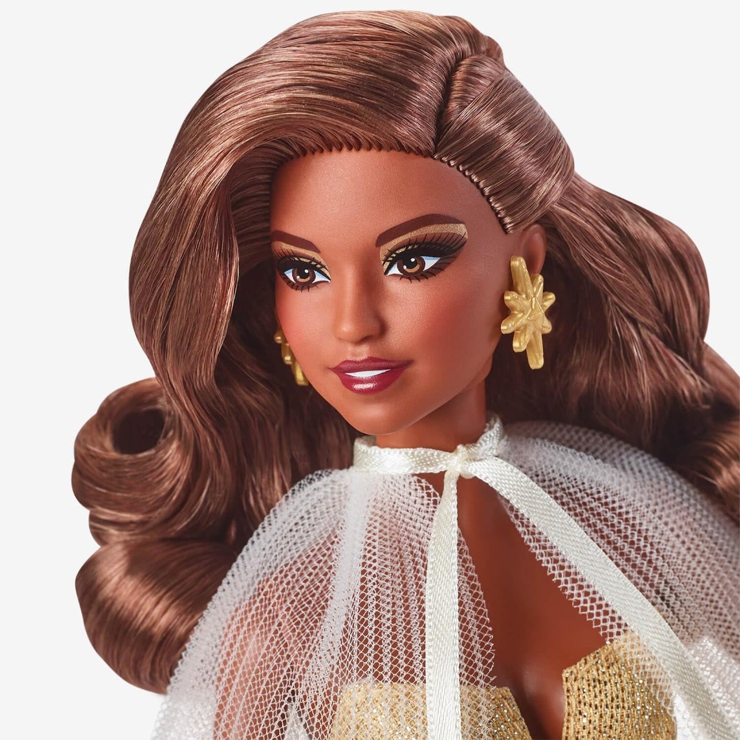 Barbie 2023 Signature Holiday Doll 35th Anniversary Brunette - NEXTLEVELUK