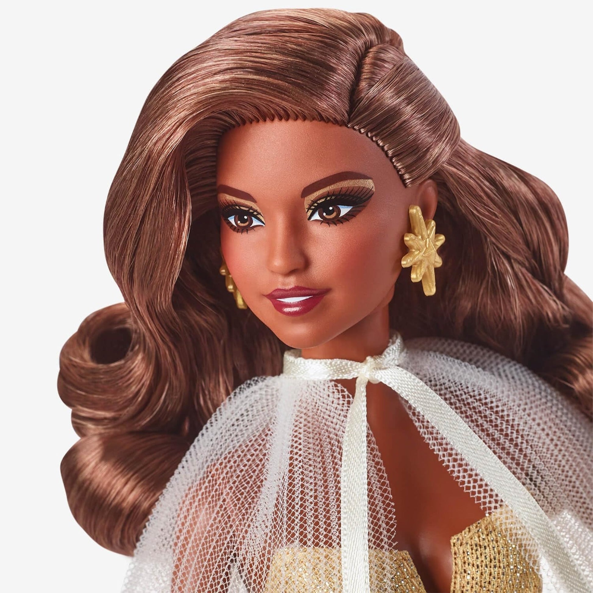 Barbie 2023 Signature Holiday Doll 35th Anniversary Brunette - NEXTLEVELUK