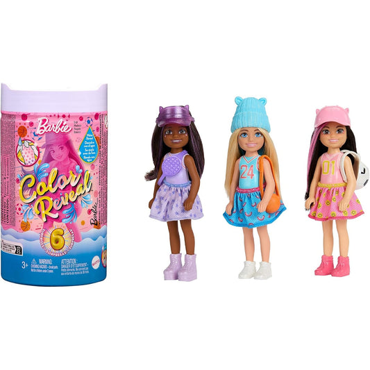 Barbie Color Reveal Dolls 6 Unboxing Surprises Sporty Series HKT85 - NEXTLEVELUK