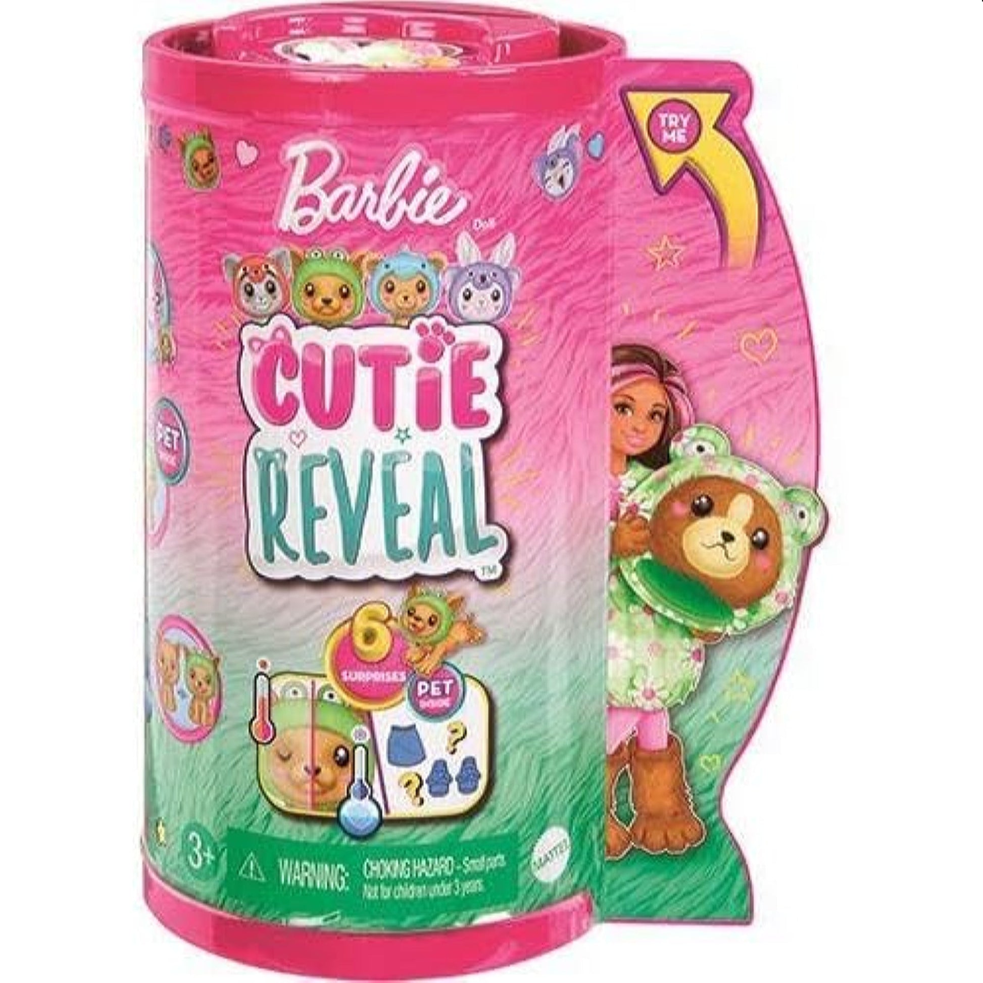 Barbie Cutie Reveal Chelsea Doll & Accessories, Animal Plush Costume & 6 Surprises HRK29 - NEXTLEVELUK