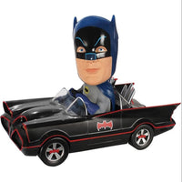 DC Comics 1966 Batman (w/ Batmobile) Funko Wacky Wobbler DAMAGED BOX