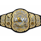 AEW World Wrestling Championship Title Replica Belt 6MM Diecast Plate