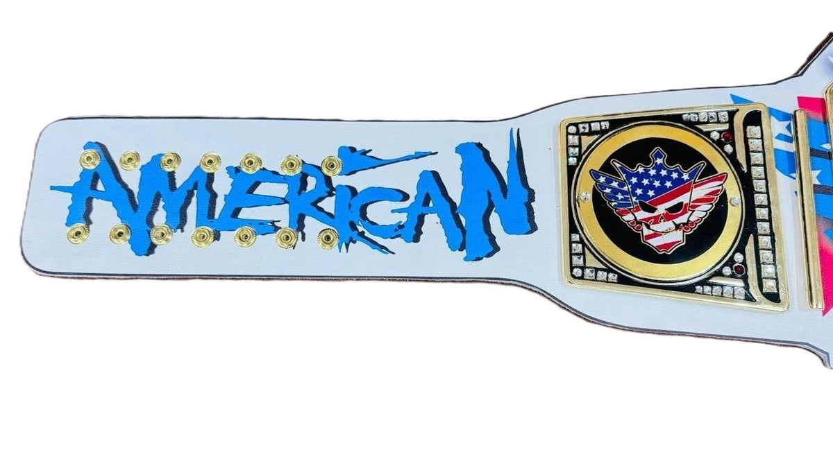 WWE American Nightmare Cody Rhodes Undisputed Championship Title Wrestling Belt 6MM Diecast Plate