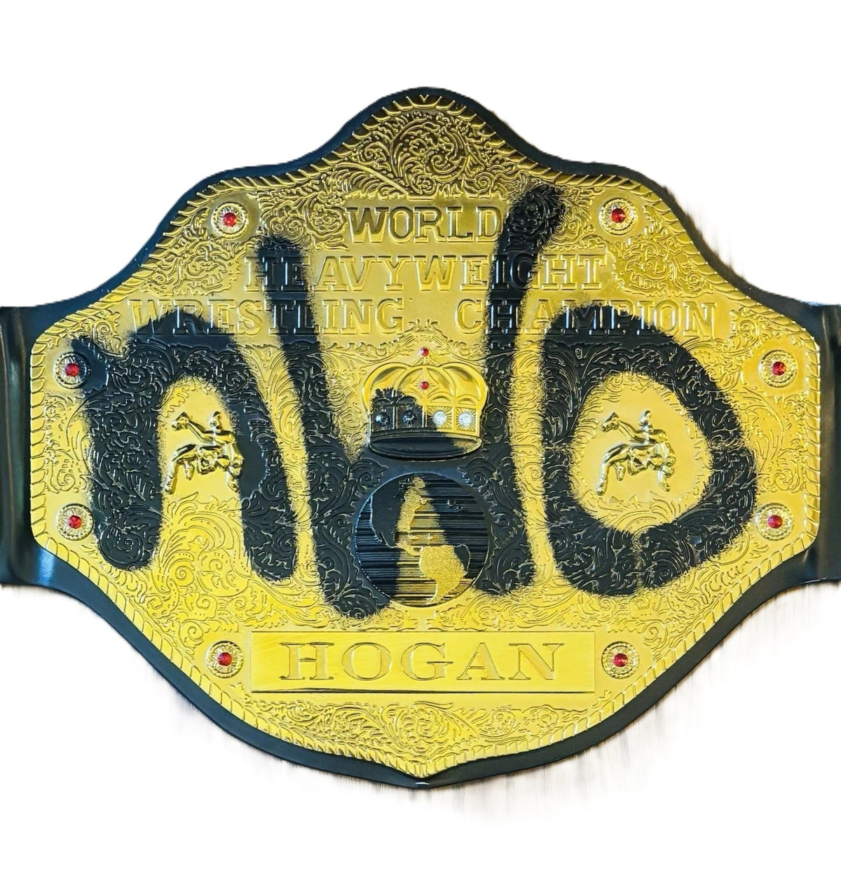WWE WWF Hulk Hogan ''Hollywood'' nWo Signature Series Championship Wrestling Belt 6MM Diecast Plate
