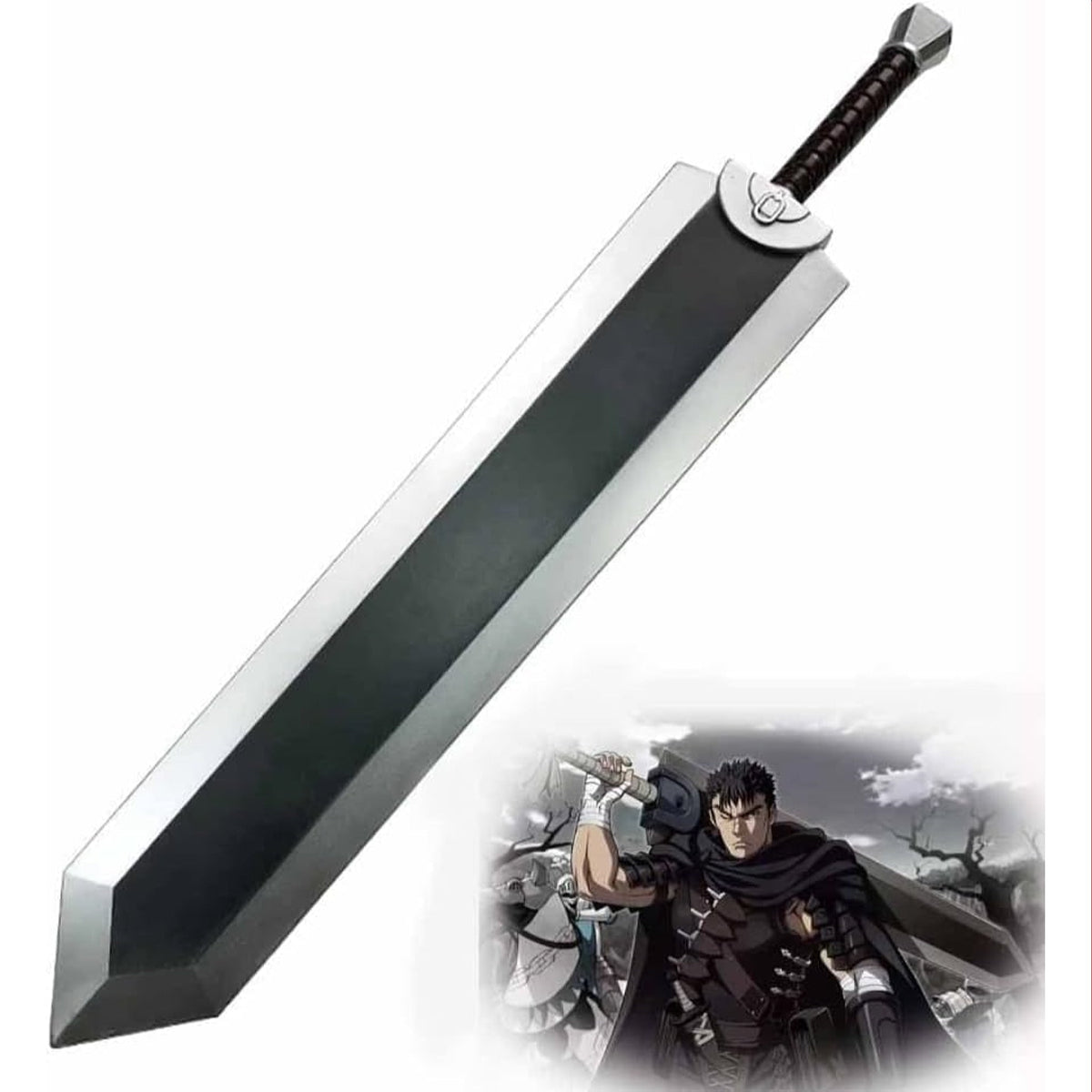 Berserk Katana Guts Full Size XL145cm Cosplay Foam Sword - NEXTLEVELUK