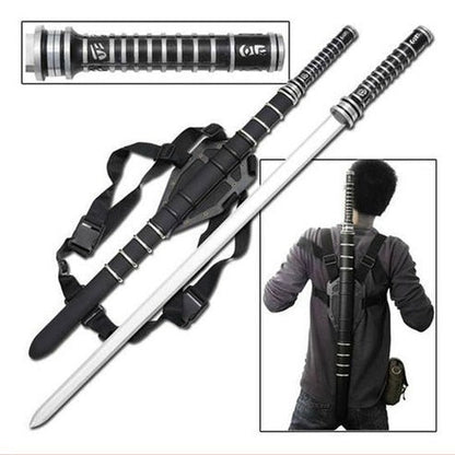 Blade Vampire Daywalker Metal Sword with Back Sheath Holder - NEXTLEVELUK
